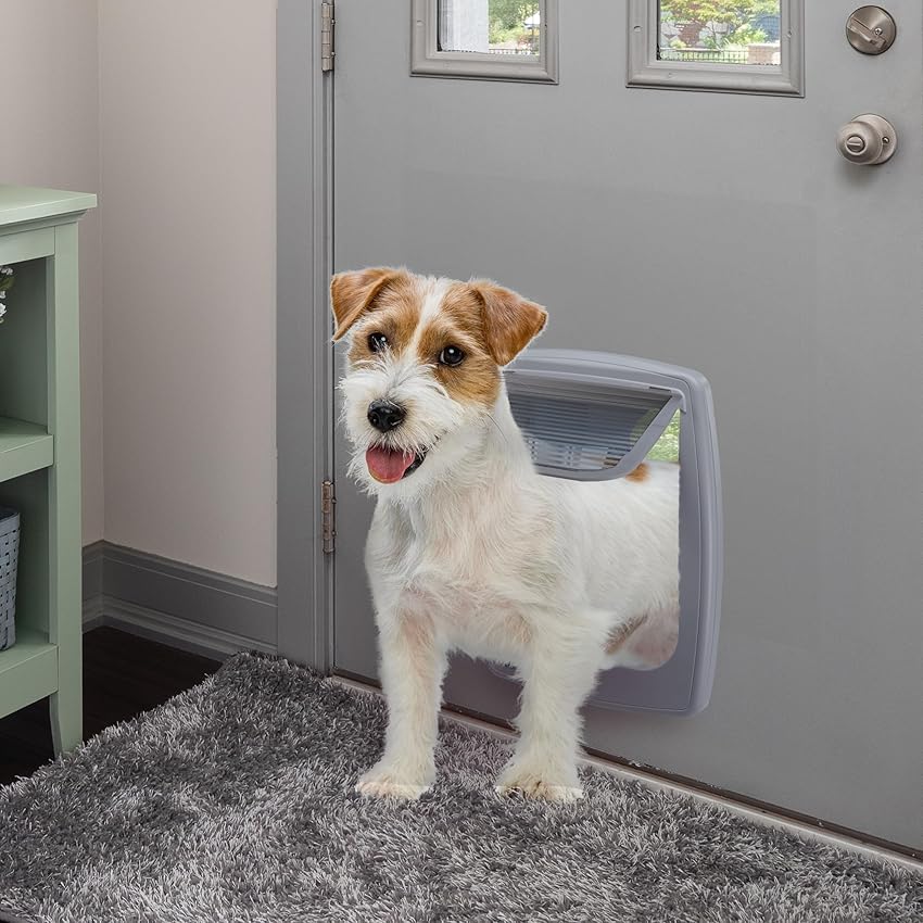 Detalle 2 de Ferplast Swing 11 puerta para perros medianos, 4 vías de acceso