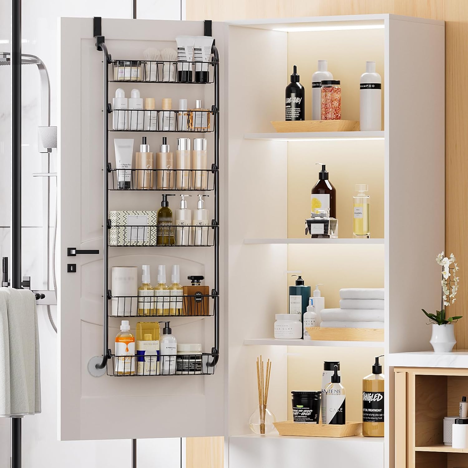 Thumbnail 5 de Delamu Over the Door Pantry Organizer 6-tier