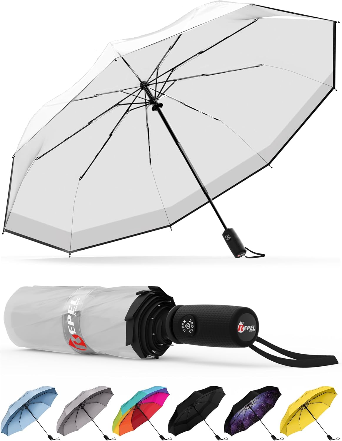 Thumbnail 6 de Repel Umbrella Windproof Travel 85MPH