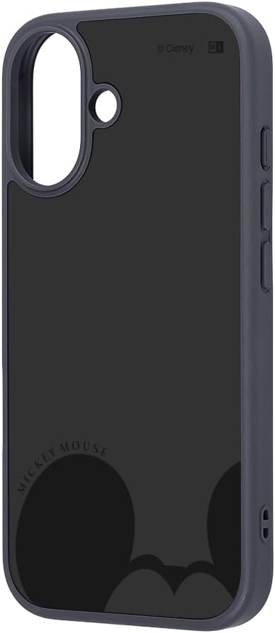 Detalle de イングレム IQ-DP52K4TB/MK44 iPhone 17用ケース ミッキーマウス グレー2、TPU・ポリカーボネート二重構造