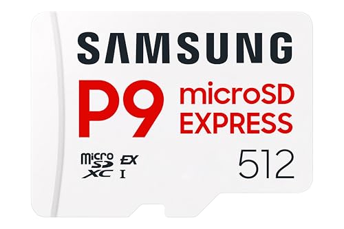 Detalle de Samsung P9 Express microSD Express 512 GB – High-Speed Speicherkarte für Nintendo Switch 2