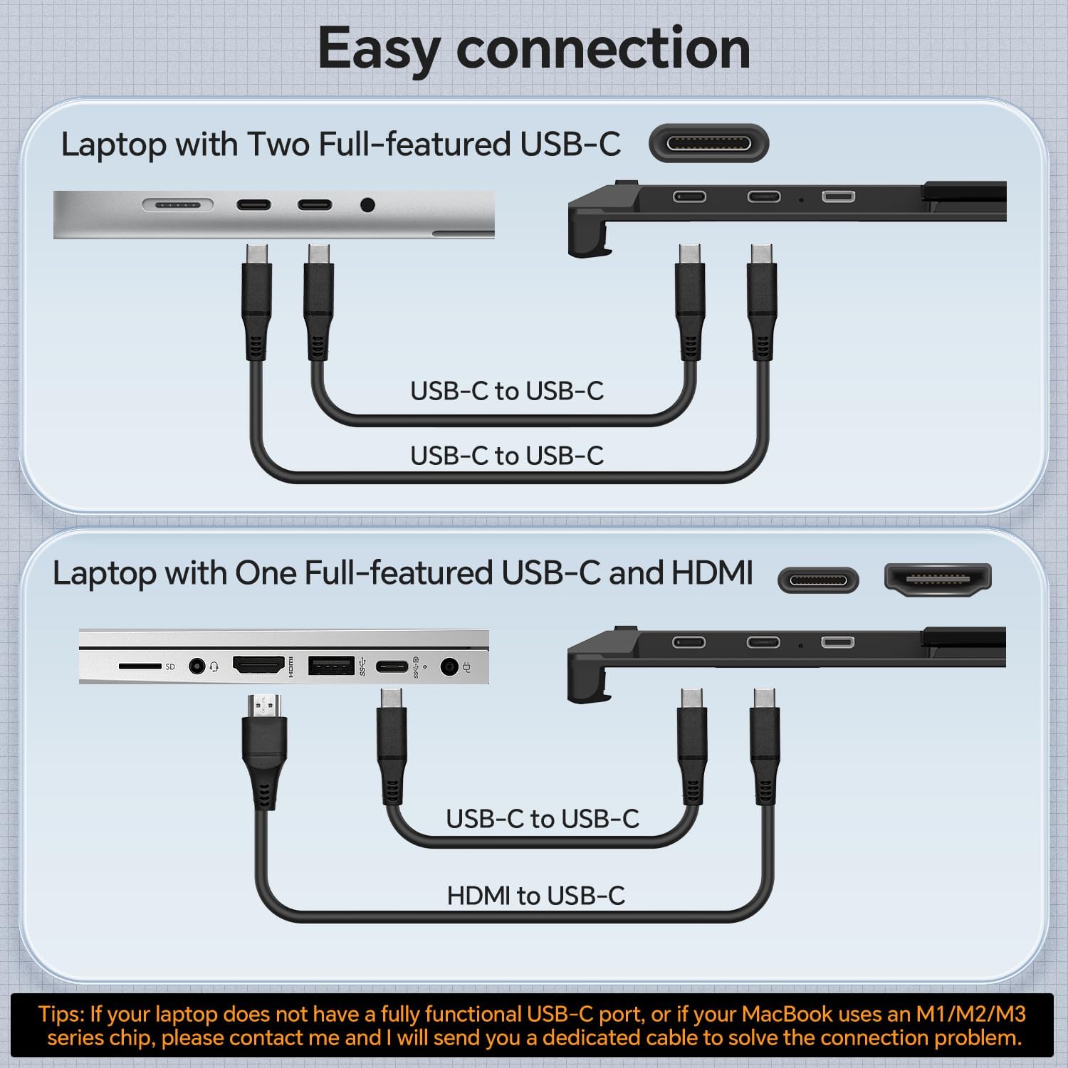 Thumbnail 6 de FEZOBR Triple Laptop Screen Extender, 14-Inch