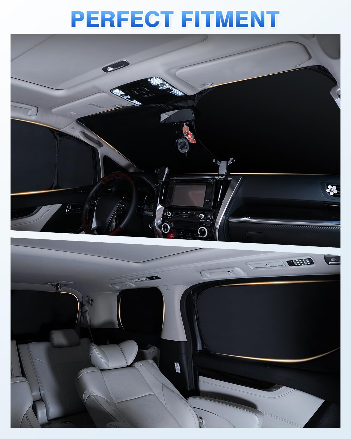 Detalle de Canvcle Window Sun Shade Set for Tesla Model Y