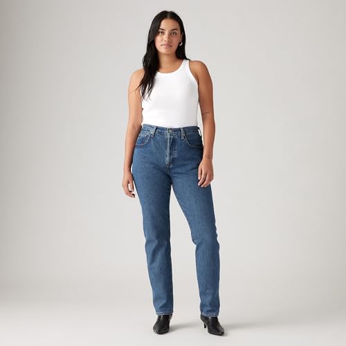 Detalle 2 de Levi's 501 Jeans da Donna - Straight, Shout Out Stone, 34W/30L