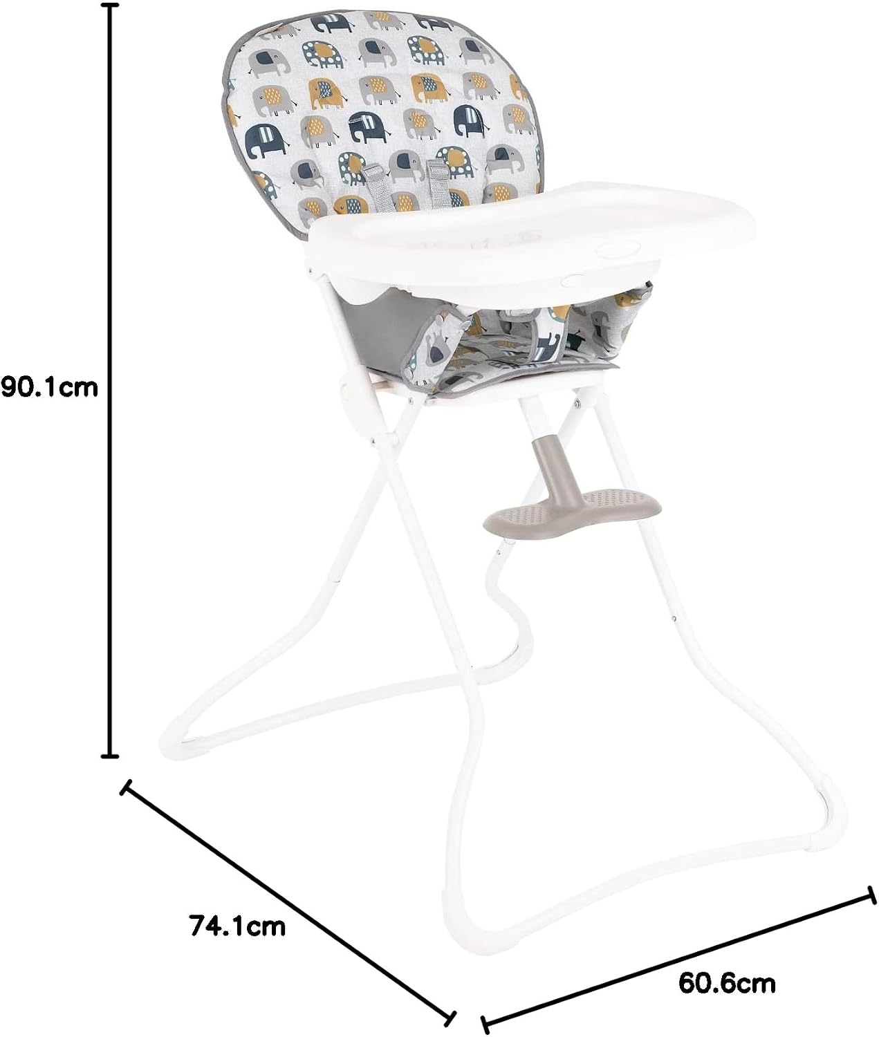 Thumbnail 4 de Graco Snack N' Stow Highchair with Compact Fold – 5.4kg, Freestanding Fold