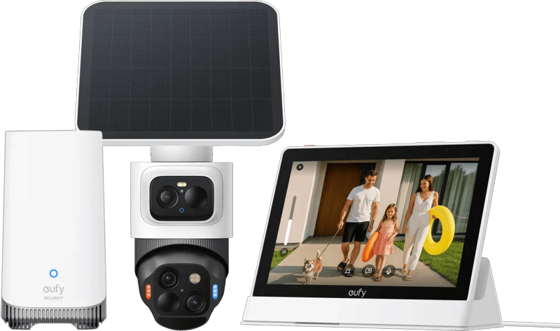 Detalle de eufy eufyCam S4 4K mit HomeBase 3