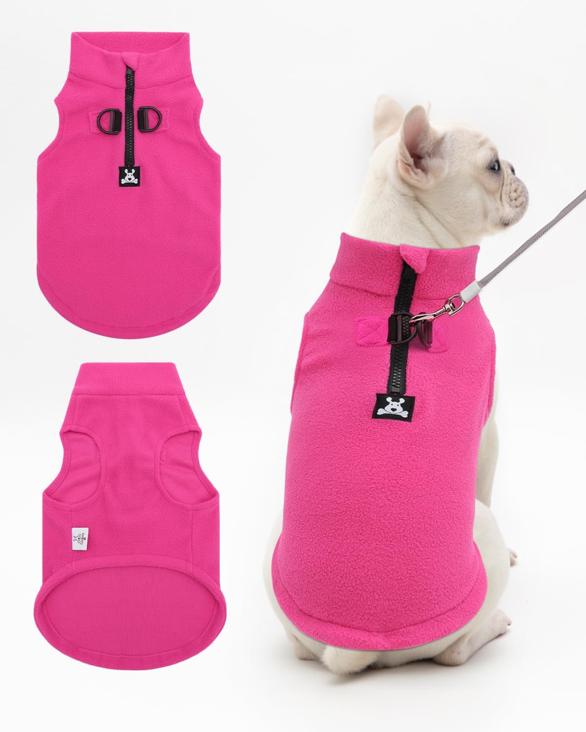 Detalle de CuteBone Fleece Dog Vest DZBX01L