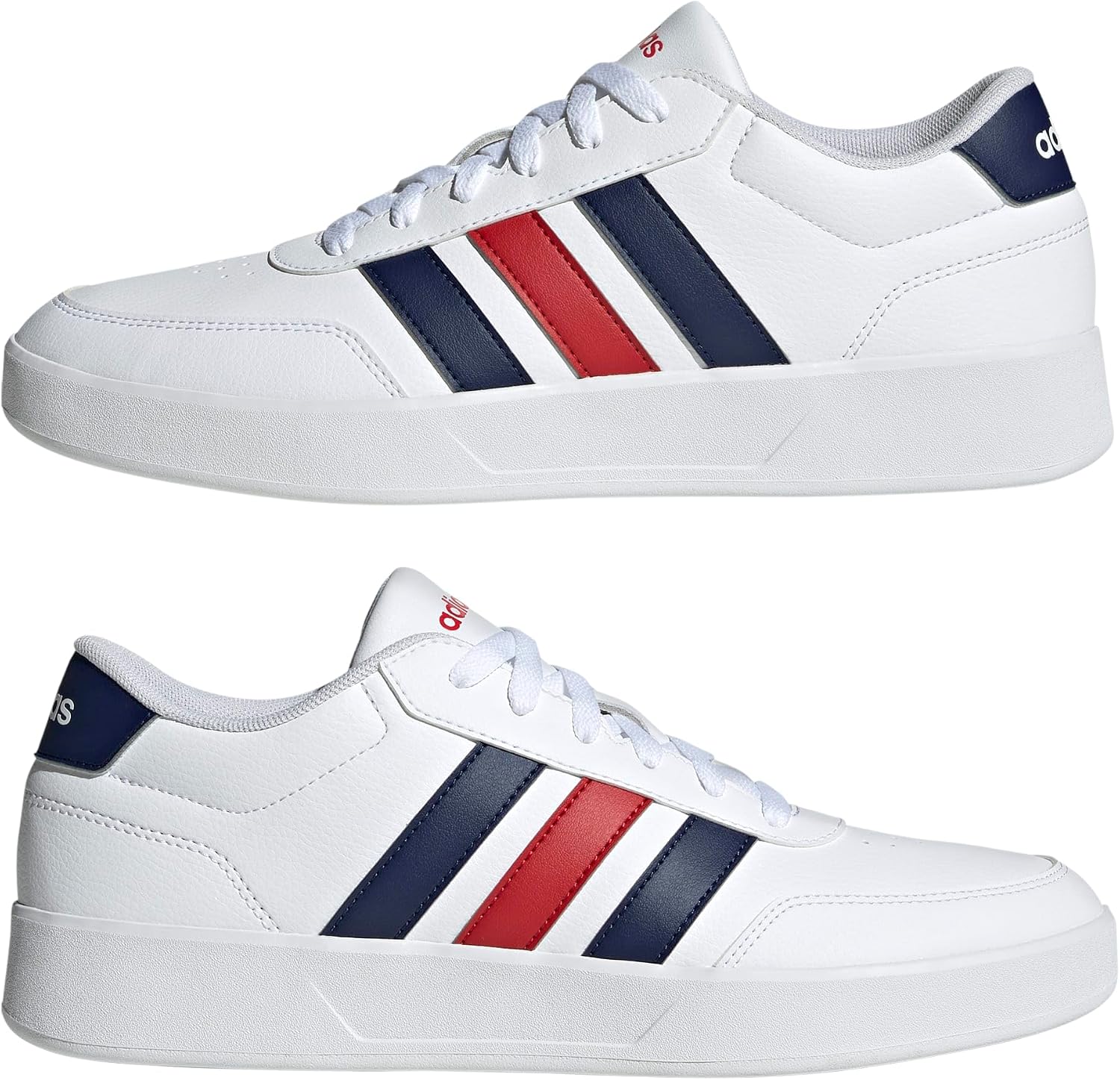 Detalle de adidas Herren BREAKNET 3.0 Schuhe – klassischer Schnitt mit Schnürung und Gummisohle