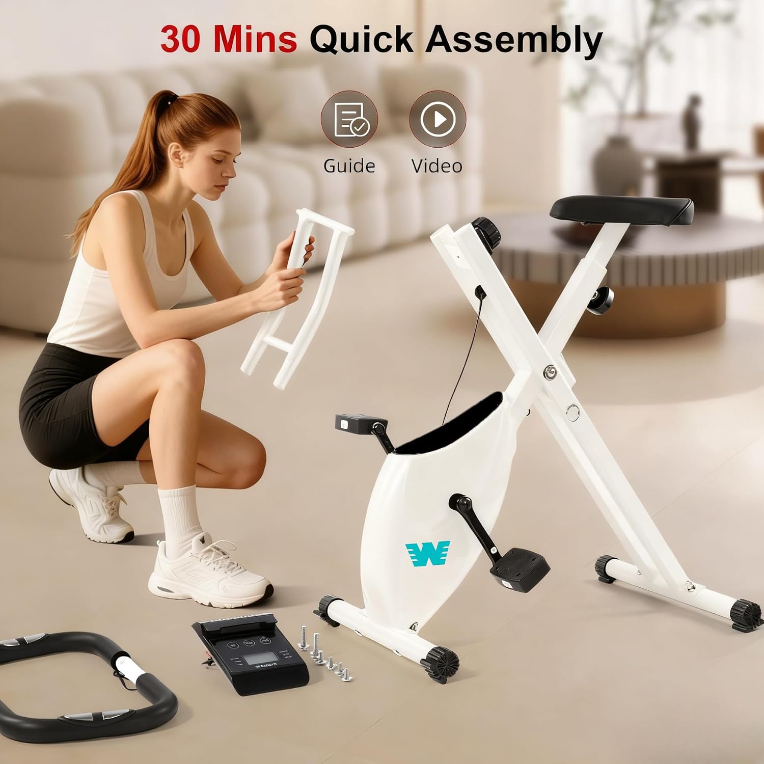 Thumbnail 6 de BARWING 5-in-1 Foldable Exercise Bike 350 lb