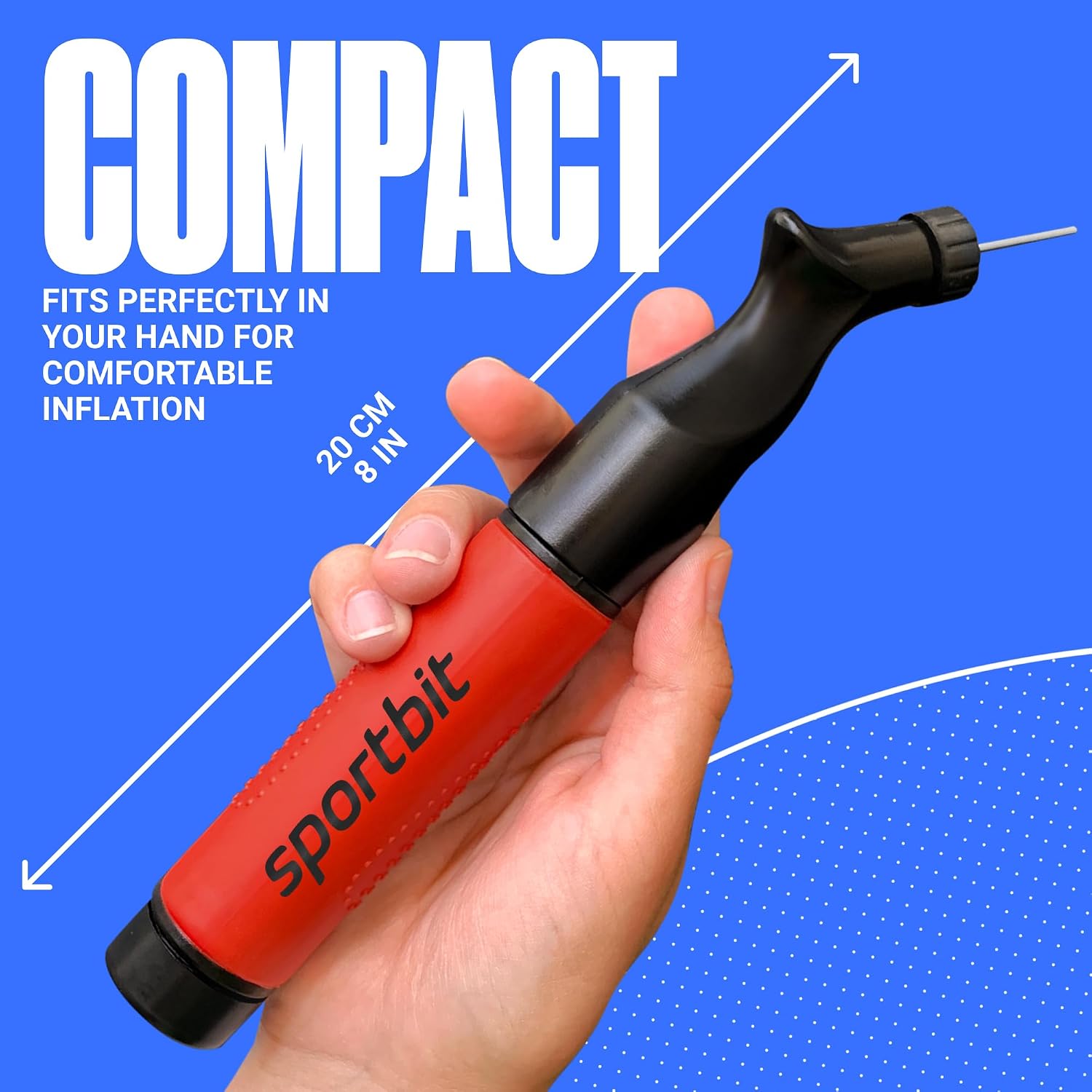Detalle 2 de SPORTBIT Ball Pump for Sports Balls
