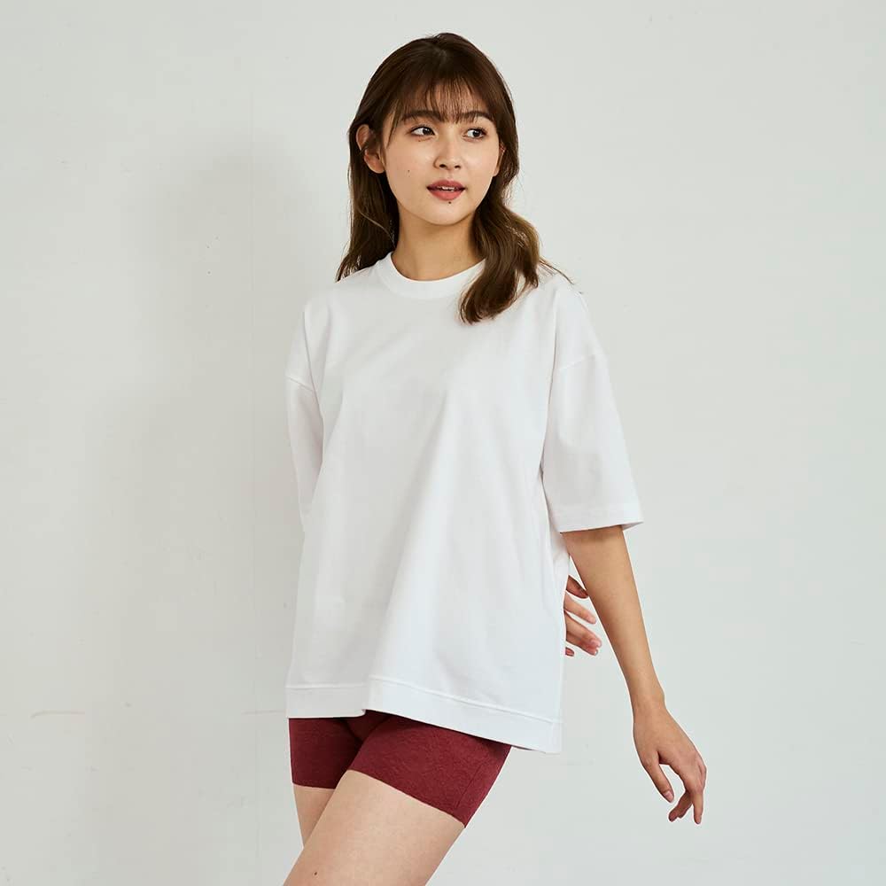 Detalle de BODY WILD 男女兼用ドロップショルダーTシャツ 持続消臭・ボックスシルエット