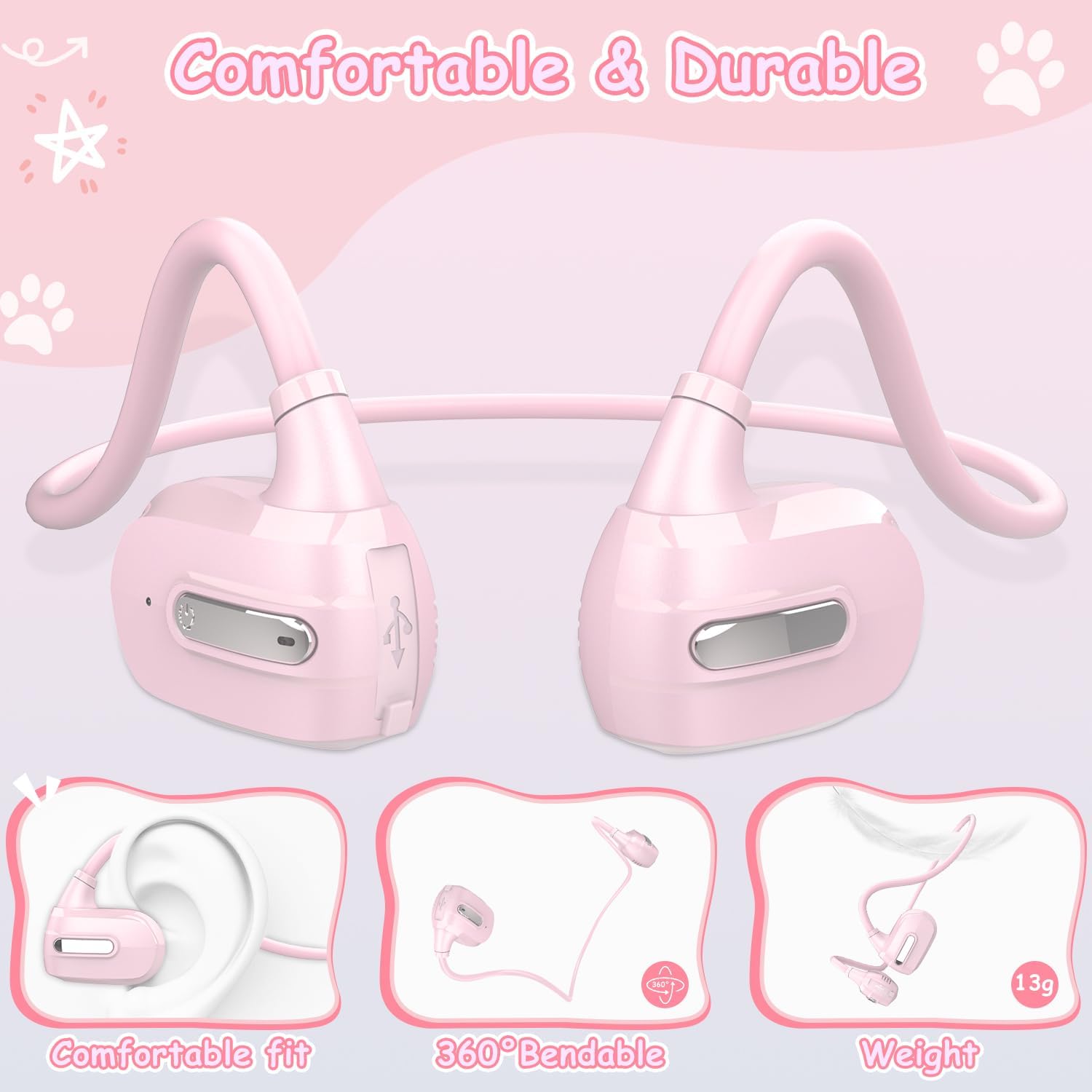 Thumbnail 6 de Golvery G03 Open-Ear Kids Headphones 10H