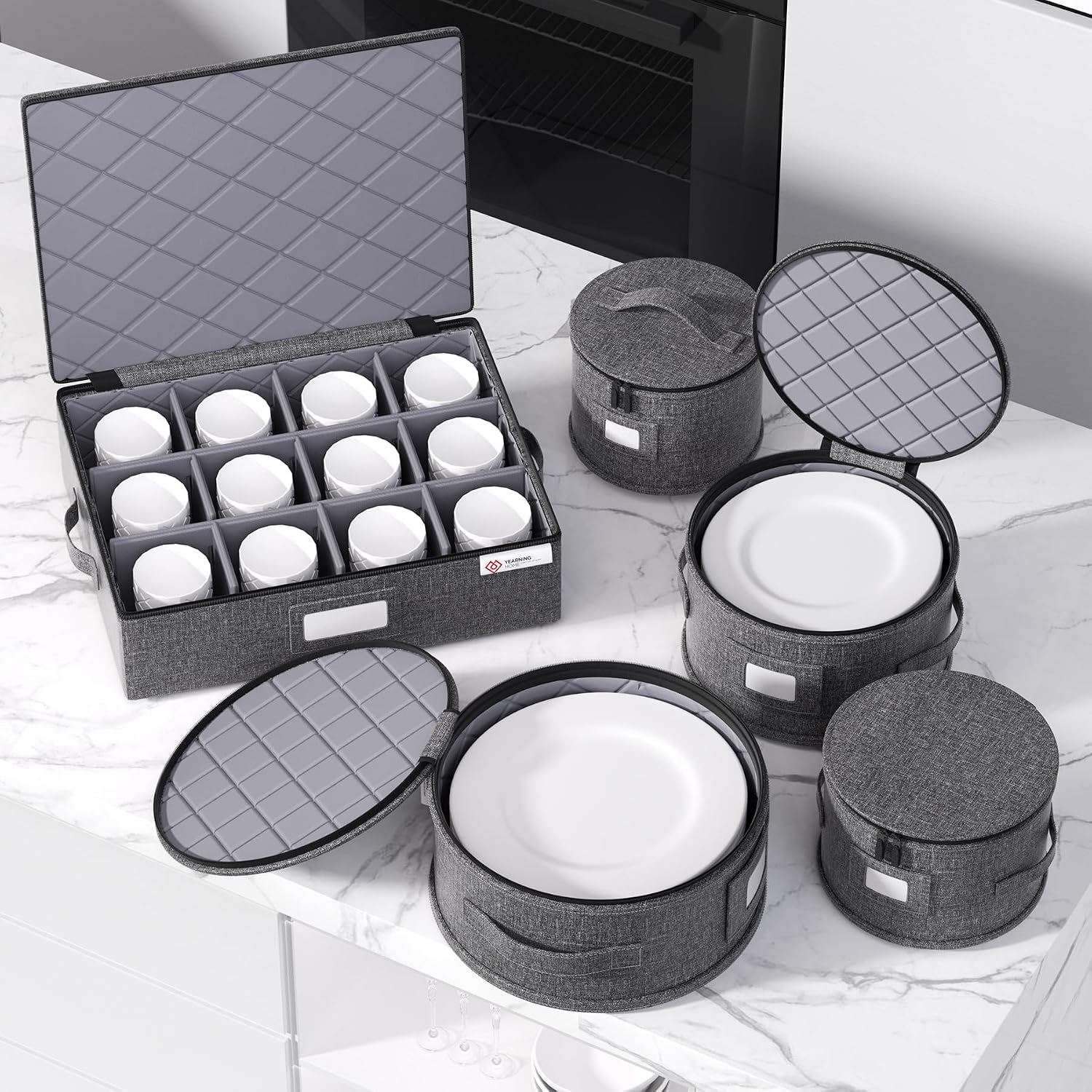 Thumbnail 4 de China Storage Containers 5-Piece Hard Shell Dinnerware Box 🍽