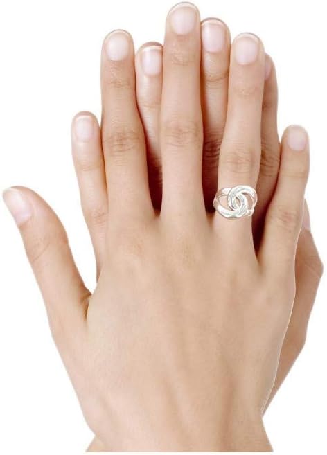 Thumbnail 3 de LES POULETTES BIJOUX – Bague argent 925 entrelacée