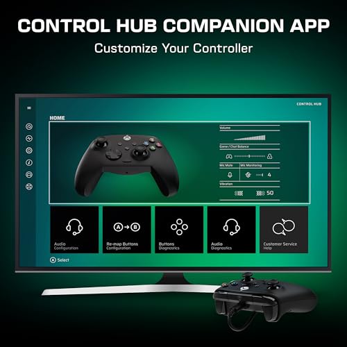 Thumbnail 7 de Turtle Beach Rematch Core Black Wired Gaming Controller with Audio Controls – Hall-Effect Sticks, Rumble Motors, Xbox & PC licensed