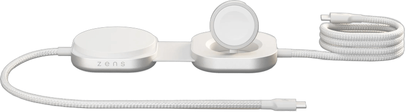 Detalle de Zens Pro 2 Kabelloses Ladegerät 20 W – Weiß
