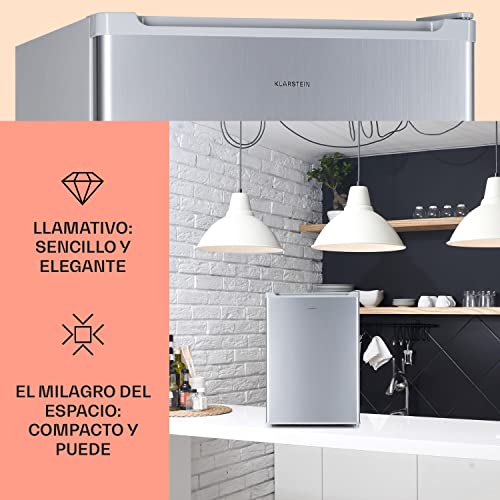 Detalle de Klarstein Nevera Pequeña 67L con Congelador y Cristal