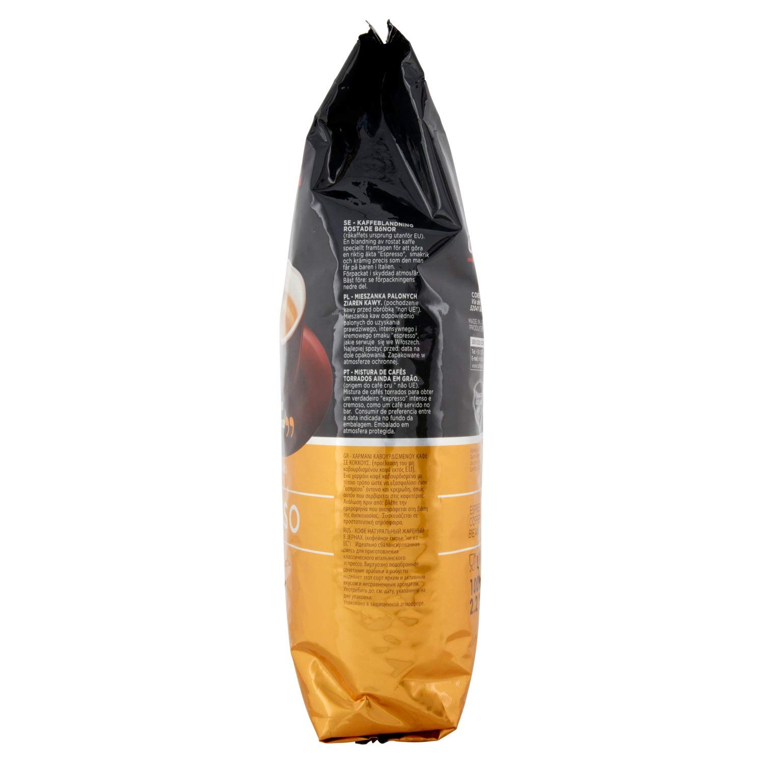 Detalle 2 de Caffè Corsini in Grani Espresso (1 kg) – Bohnenmischung für intensiven, cremigen Espresso