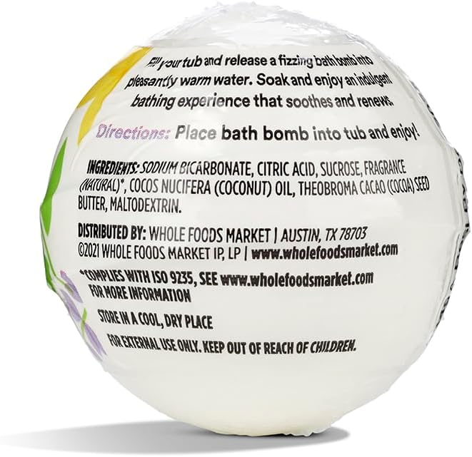 Thumbnail 1 de 365 by Whole Foods Market Fizzing Bath Bomb (Lavender Vanilla) 2.8 oz