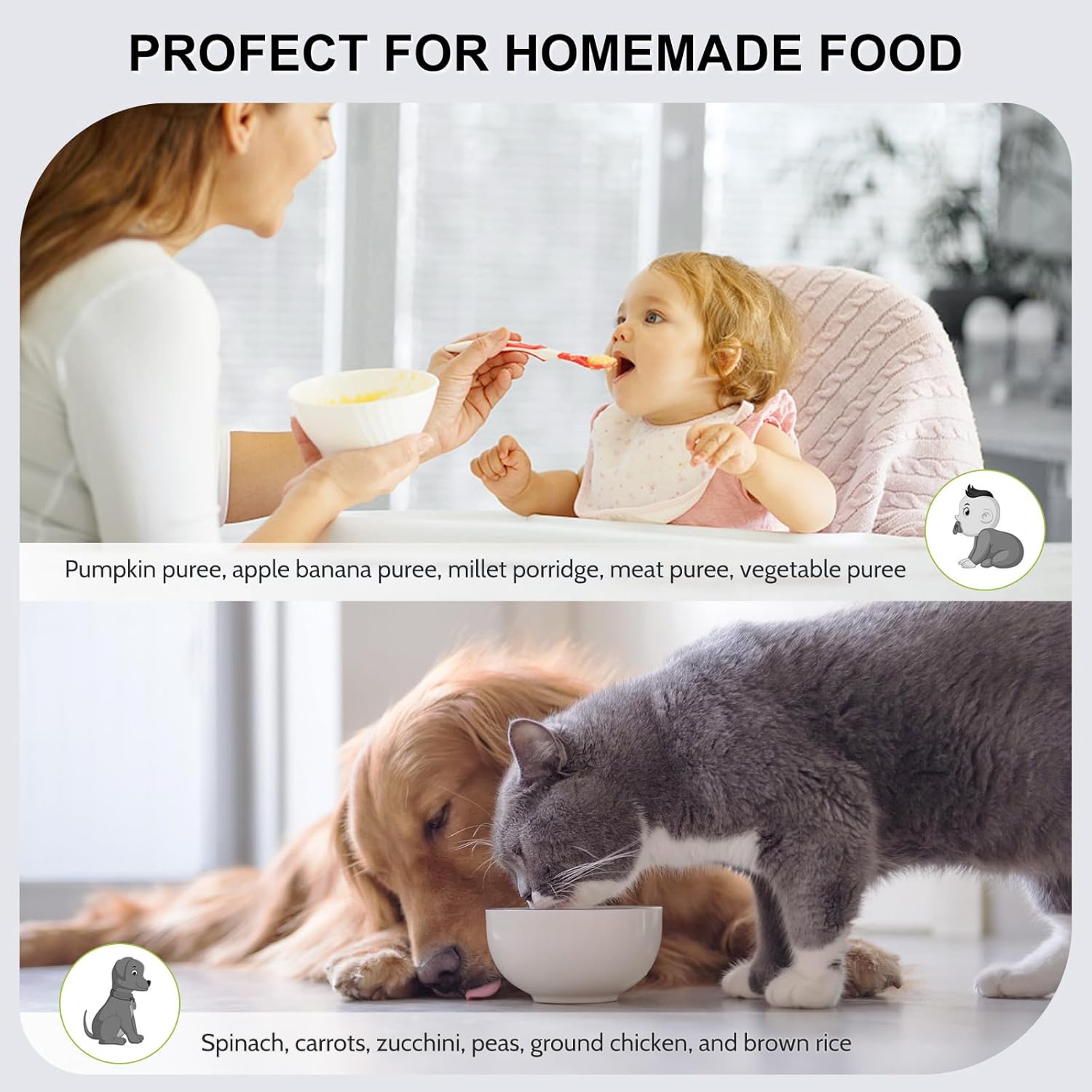 Thumbnail 6 de LINKChef mini chopper food processor 500ml