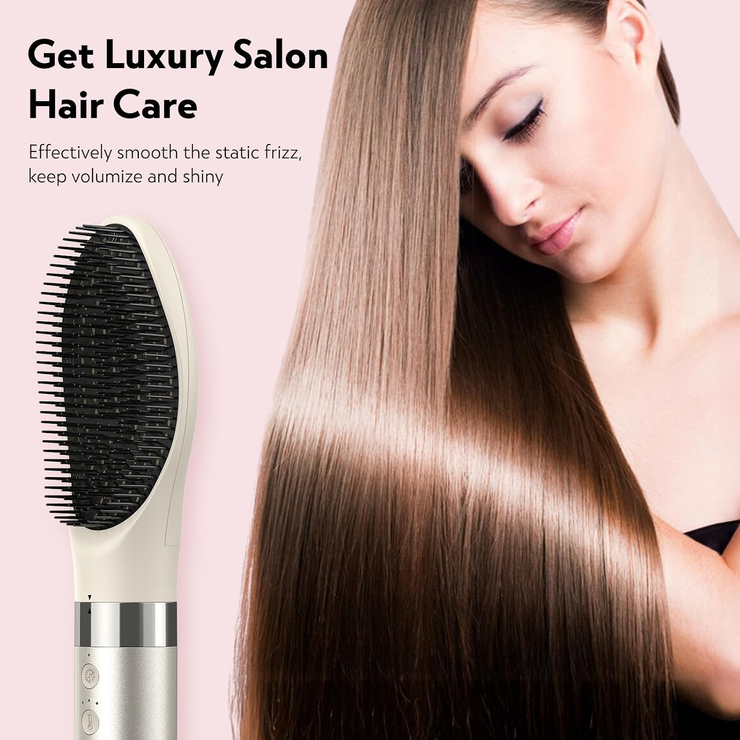 Detalle de Slopehill 5-in-1 Airstyler: Hairstyler, Lockenstab Auto-Wrap, Warmluftbürste & Glätteisen – kompakt, vielseitig & reisefreundlich