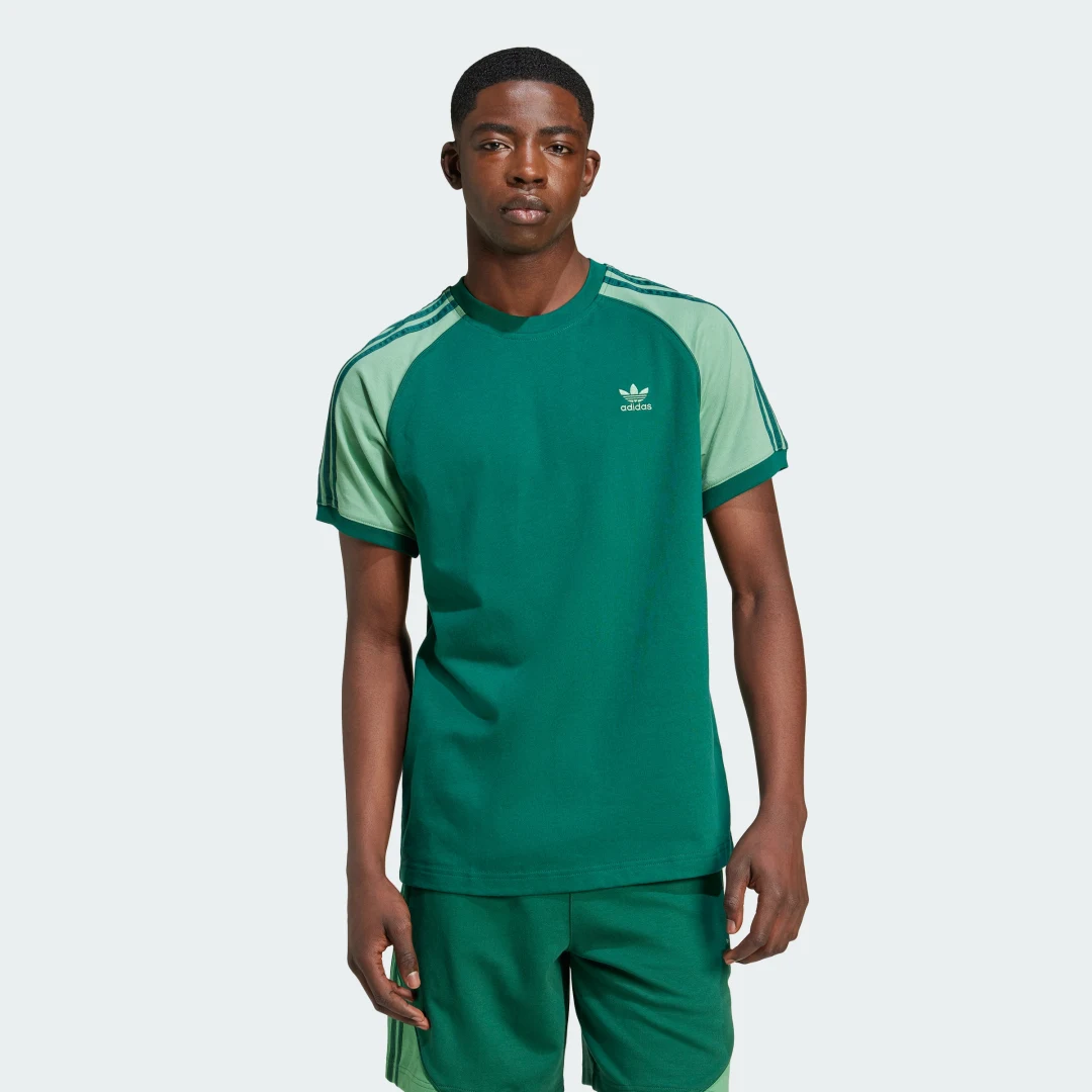 Detalle de Camiseta Colourblocked 3 bandas de Adidas