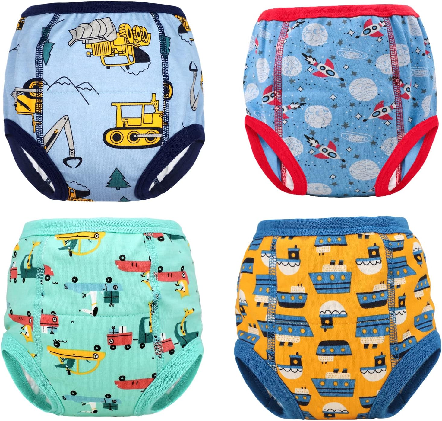 Detalle de MooMoo Baby Potty Training Underwear, 4-Pack