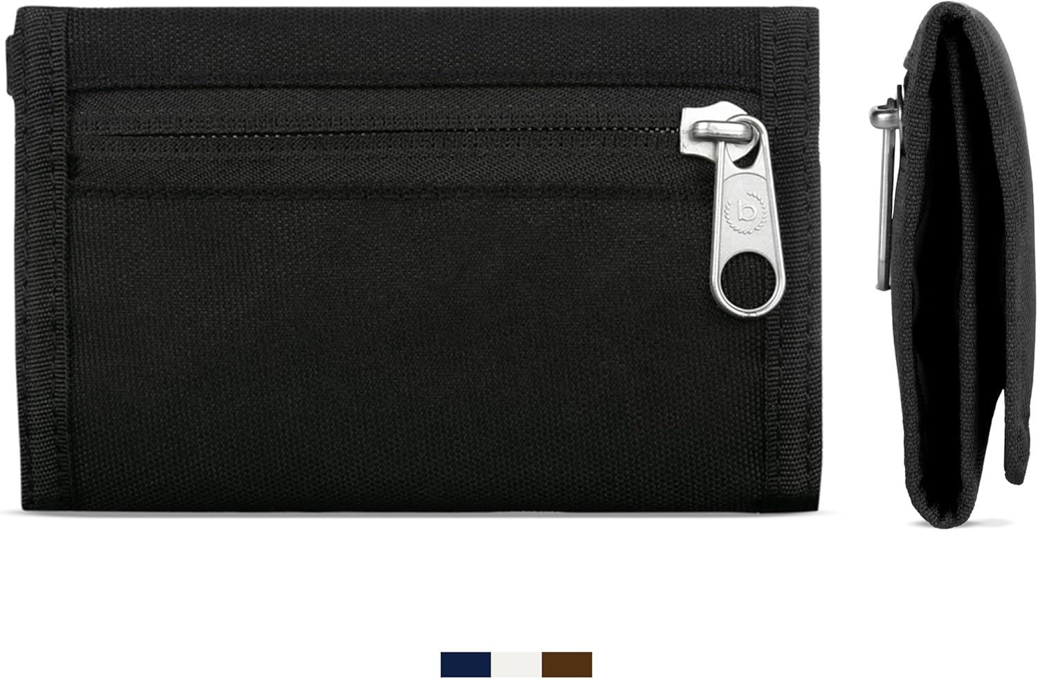 Thumbnail 2 de Bugatti Trifold portefeuille unisexe noir avec protection RFID et compartiment monnaie