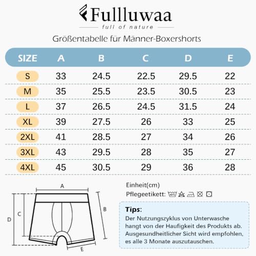 Thumbnail 6 de Fullluwaa Boxershorts Herren – 10er Pack Baumwolle, atmungsaktiv und weich