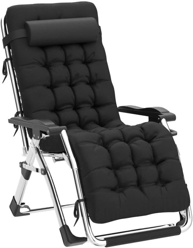 Detalle de DQCHAIR Sedia gravità zero extra larga 200kg