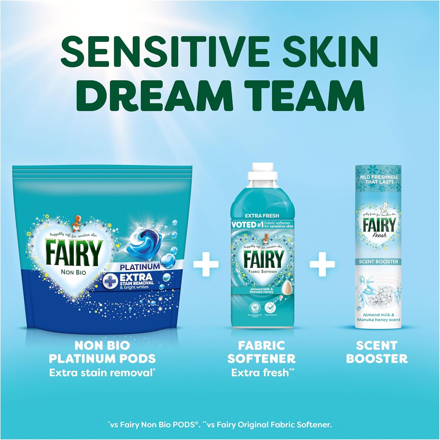 Thumbnail 6 de Fairy Non Bio Platinum Washing Pods Extra Stain Removal (132ct)