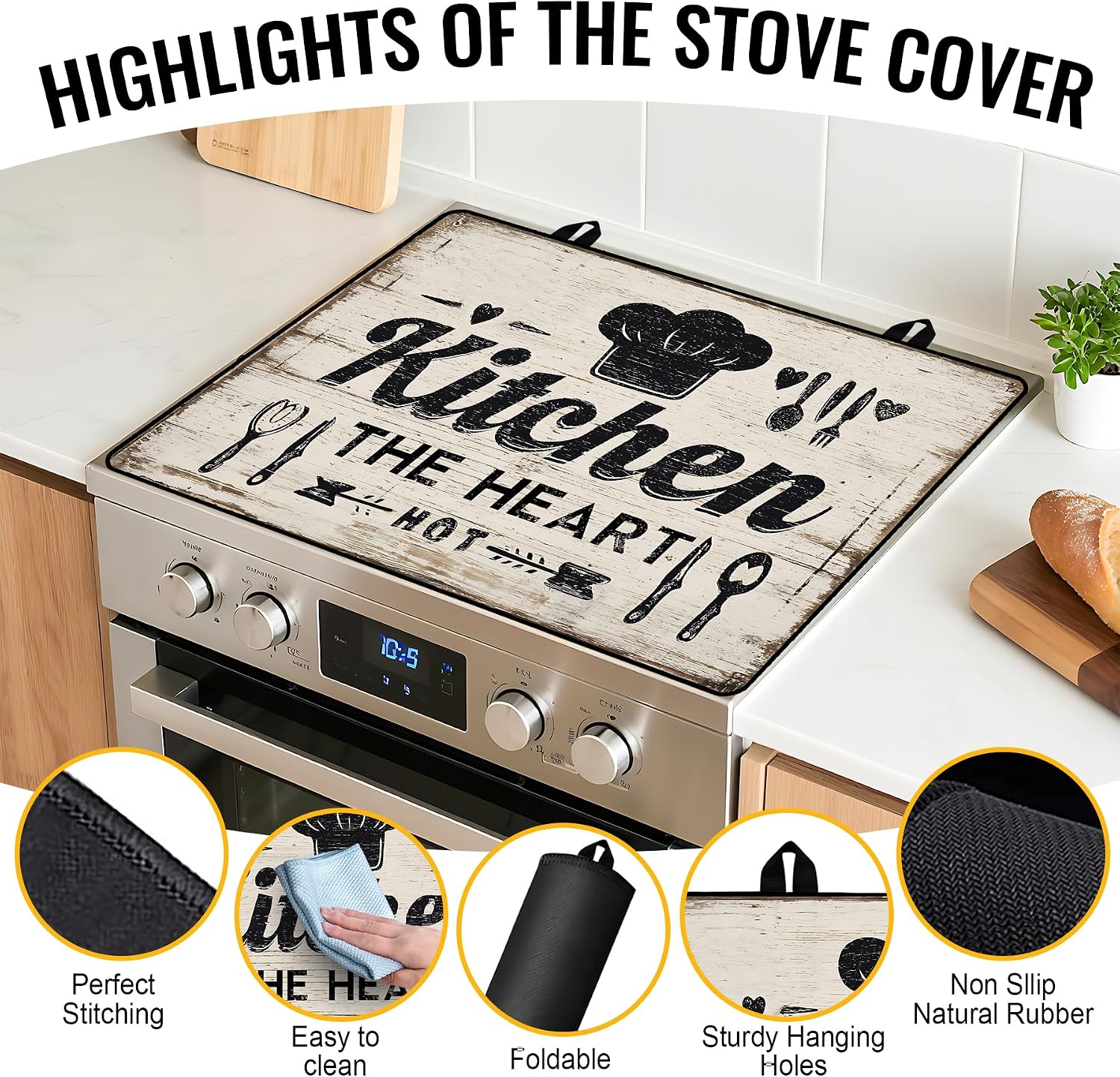 Detalle 2 de NYZE Stove Top Cover 28x20 Inch