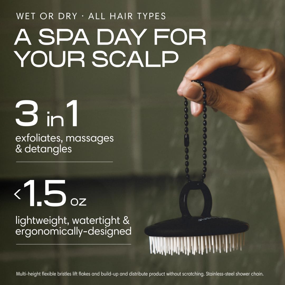 Detalle de Jupiter Scalp Exfoliator scalp brush for dandruff 🪮