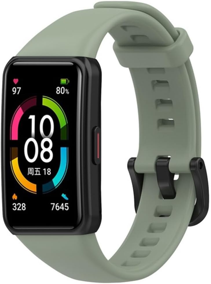 Detalle de Watch Strap for Huawei Band 6 / Band 6 Pro / Band 6 NFC (Silicone) Replacement Bracelet
