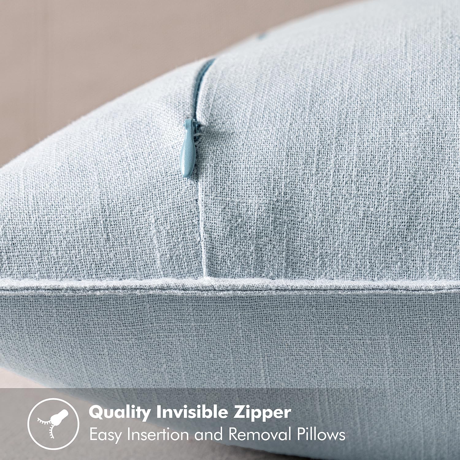 Detalle de MIULEE Decorative Pillow Covers 18x18 Inch