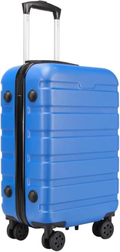 Thumbnail 4 de T-LOVENDO.ES Maleta de cabina para equipaje de mano con 4 ruedas y candado de combinación (55x40x20) azul claro