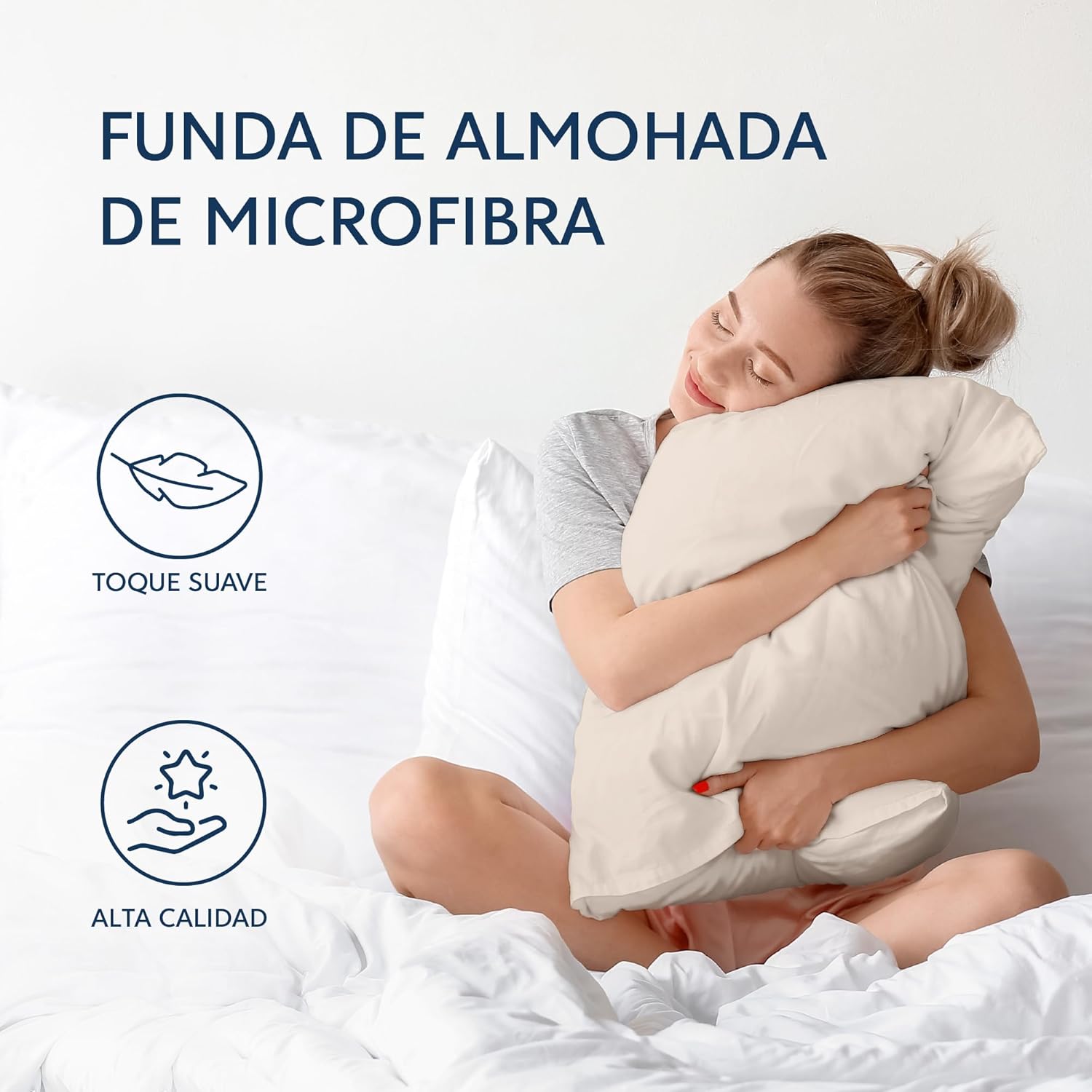 Thumbnail 2 de Dreamzie Fundas de Almohada (Juego de 2) 🛌 Suavidad Premium