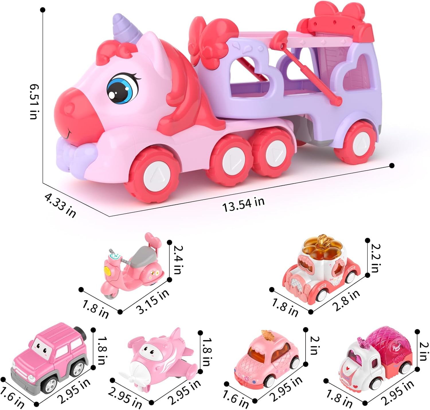 Thumbnail 6 de usrela 7-in-1 Carrier Truck for 1–3 Year Olds