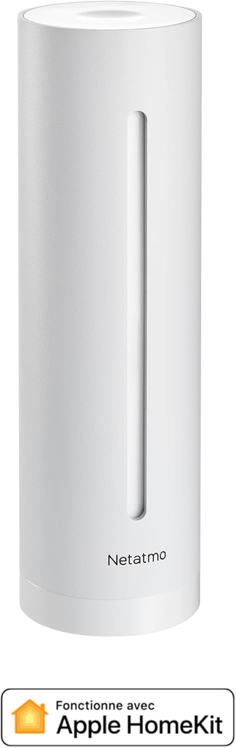 Thumbnail 1 de Netatmo Capteur Qualité Air Intérieur Intelligent — Détect CO2, Température, Humidité et Bruit (Édition limitée)