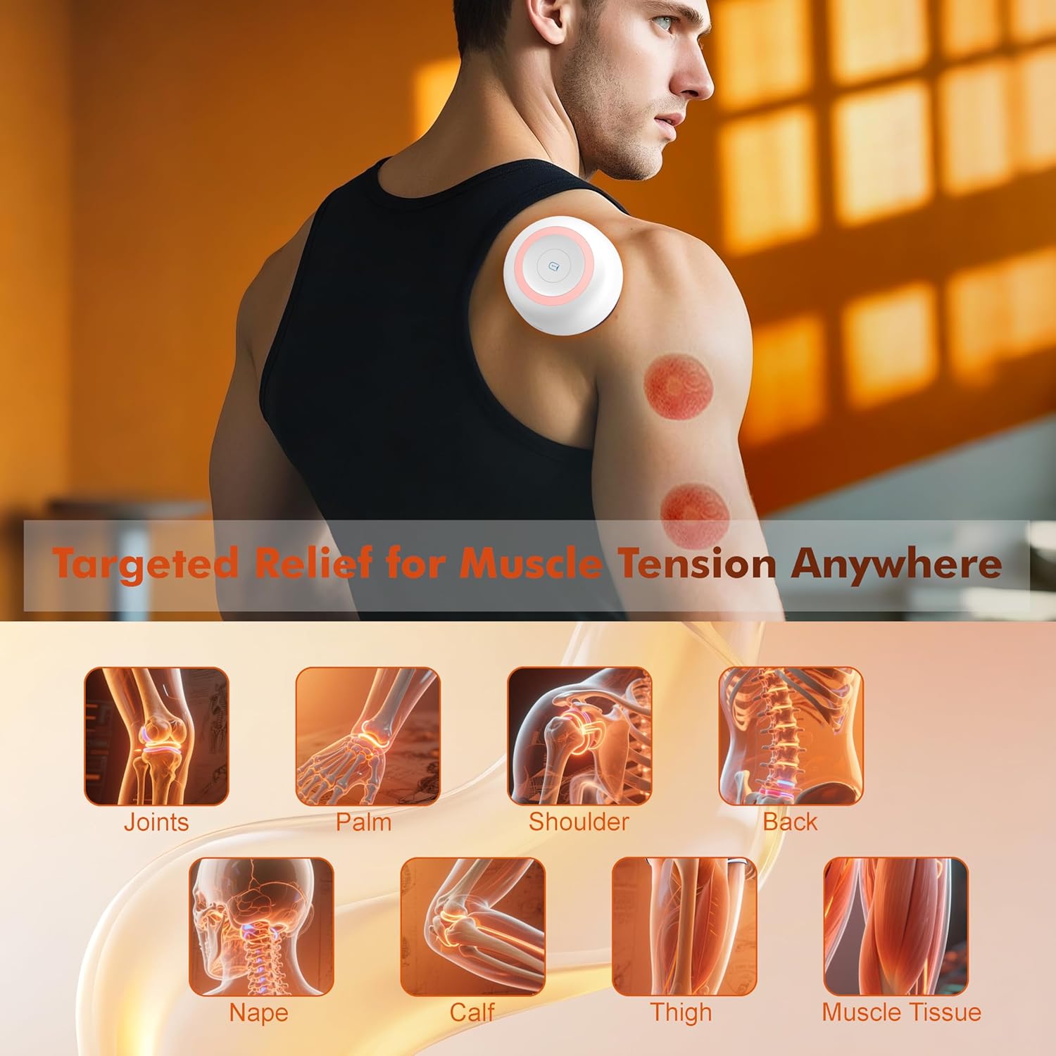 Thumbnail 3 de 2 Pack Smart Cupping Therapy Massager: 5-in-1 Cupping Set for Pain Relief