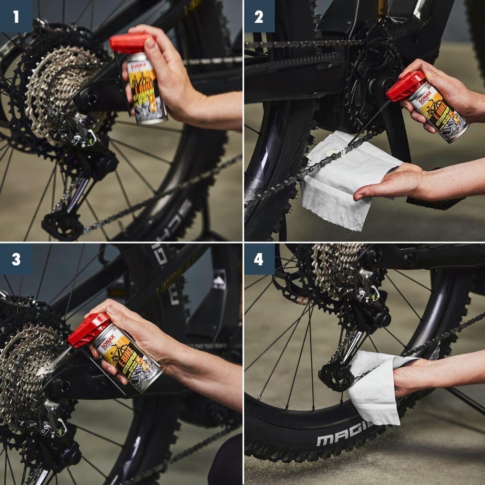 Thumbnail 5 de SONAX E-Bike KettenSpray mit EasySpray (100 ml) – Schutz, Schmierung und Korrosionsschutz für stark beanspruchte Ketten