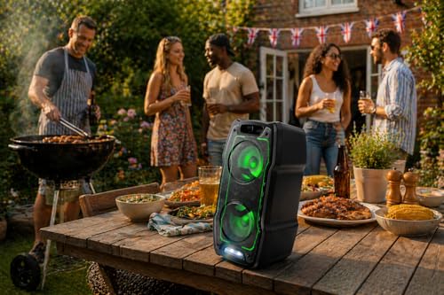 Thumbnail 8 de Sharp PS-931 Party Speaker: 180 W, Bluetooth, TWS e luci da discoteca