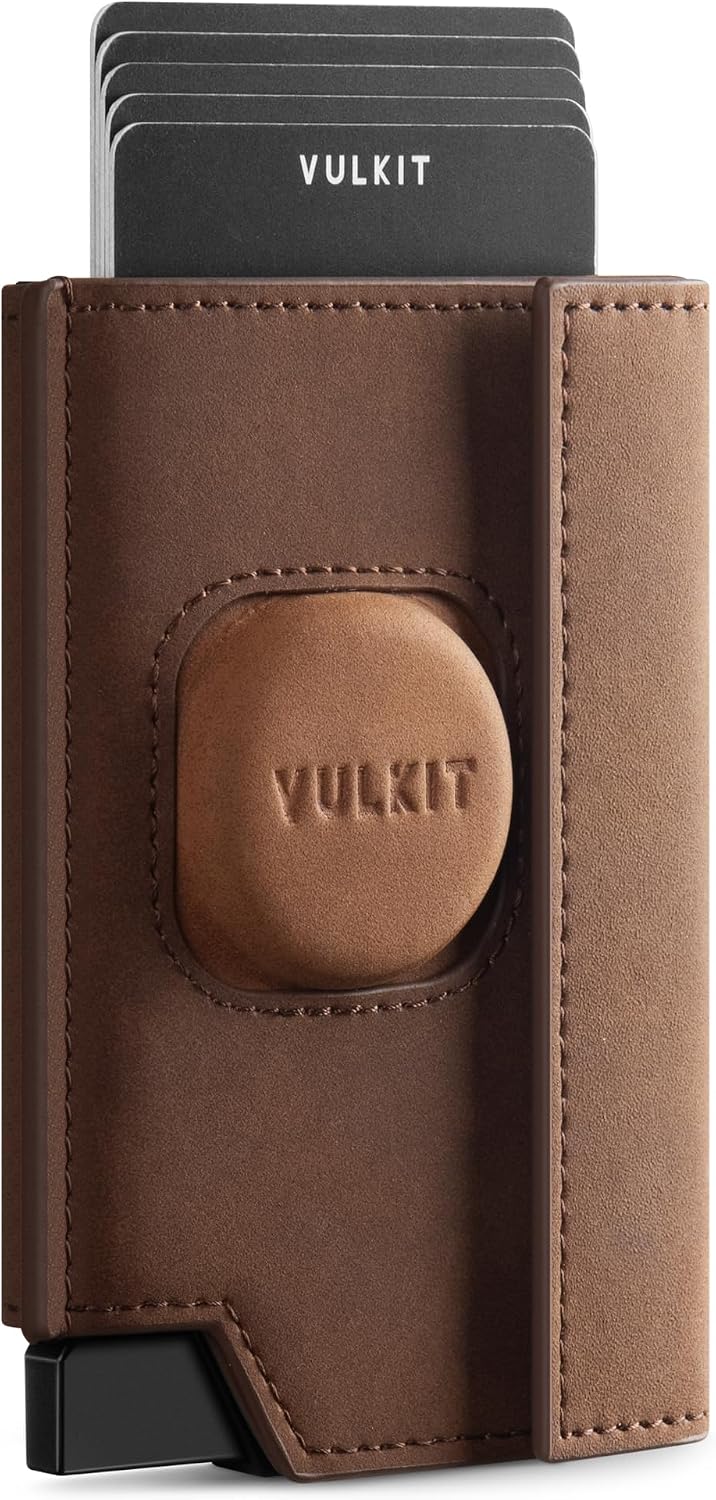 Detalle de VULKIT Mens Card Holder with Airtag Cover 9-card