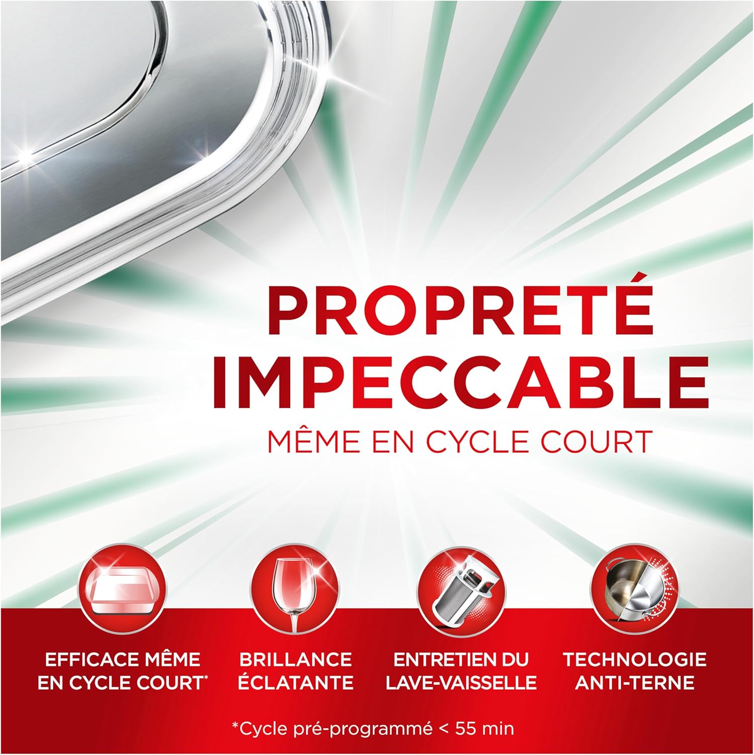 Thumbnail 2 de Fairy Platinum Plus tablettes lave-vaisselle – 125 lavages (sans parfum), anti-terne et anti-calcaire