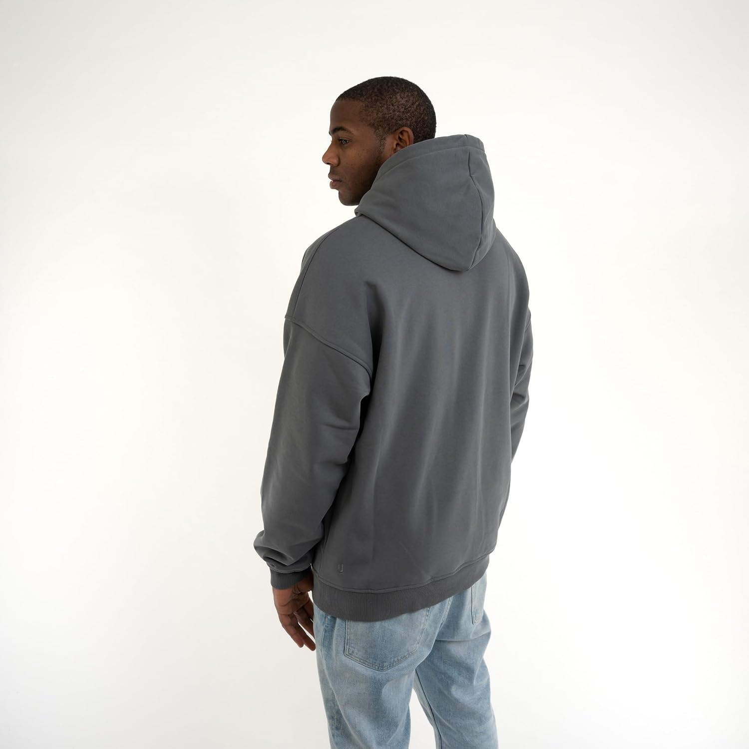 Detalle 2 de Johnny Urban Cody hoodie oversize unisex in jersey leggero e tessuto pesante