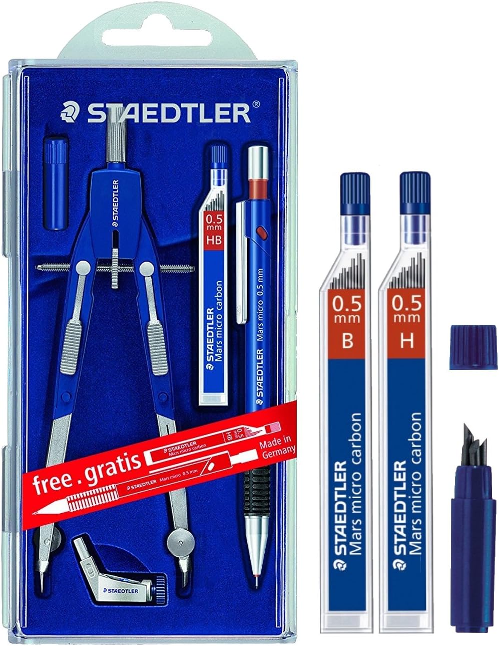 Detalle de Staedtler Règle en aluminium anti-dérapante 30 cm avec étui plastique (modèle 563)