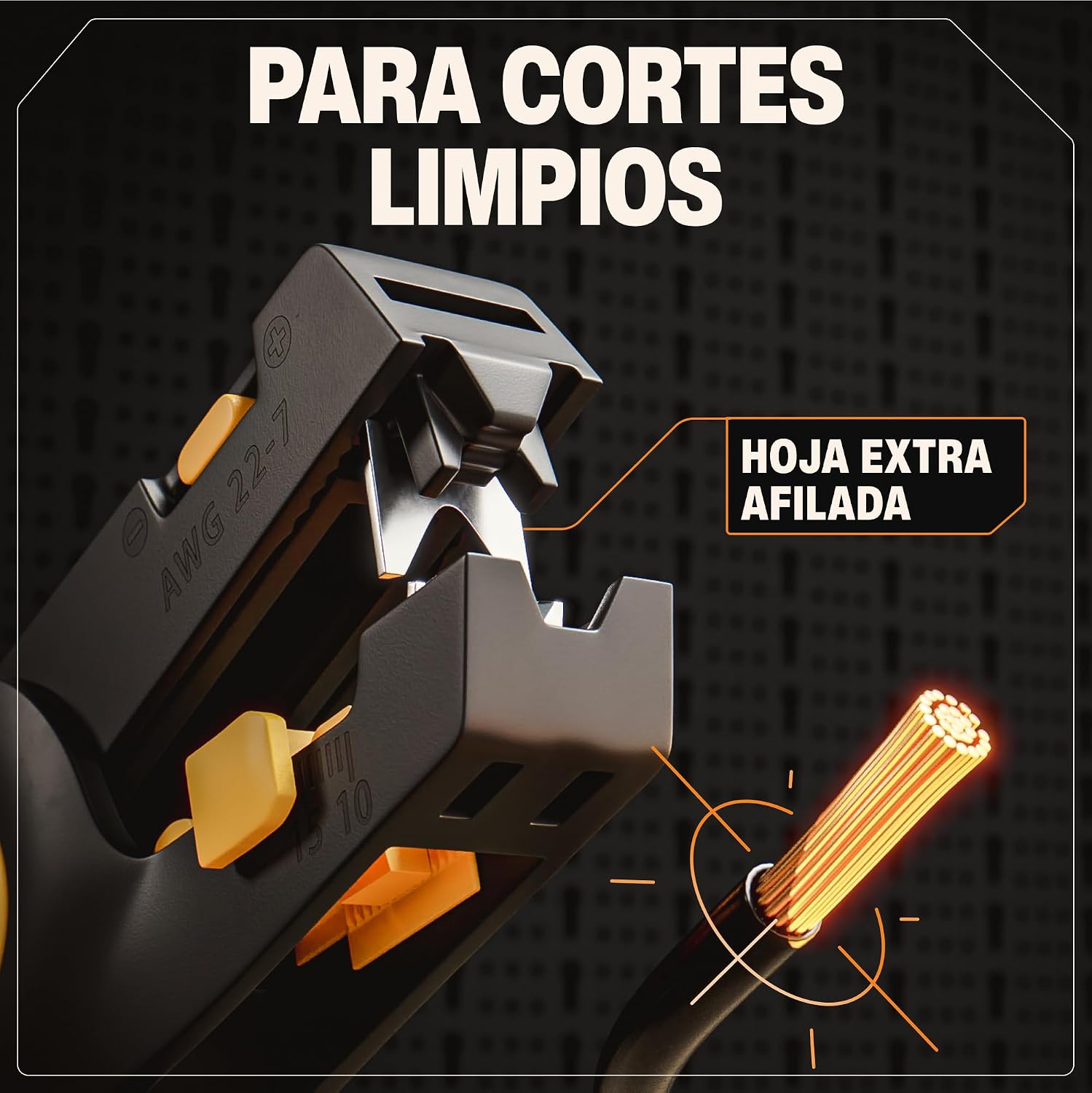 Detalle de BAURIX AKURA pelacables automático 0,5–6 mm²