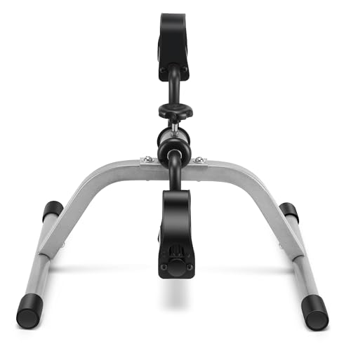 Detalle de RYGEO Ejercitador de pedales para debajo del escritorio: mini bicicleta estática con resistencia ajustable