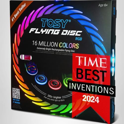 Thumbnail 8 de TOSY Flying Disc: 108 RGB LEDs, Smart Modes, and Waterproof Rechargeable Fun