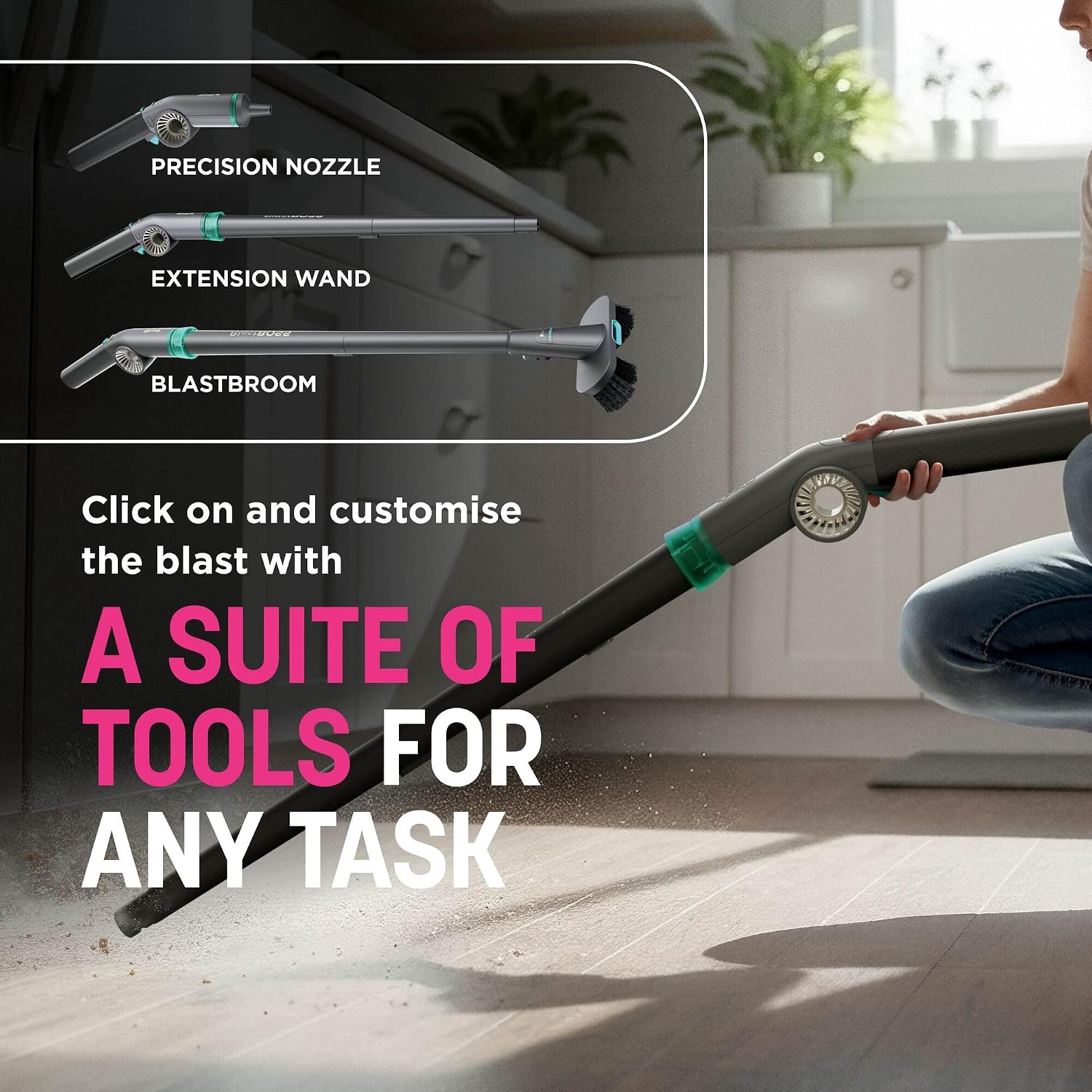 Detalle de Shark BlastBoss All-in-One Cordless Air Blasting System AB2111UKPK